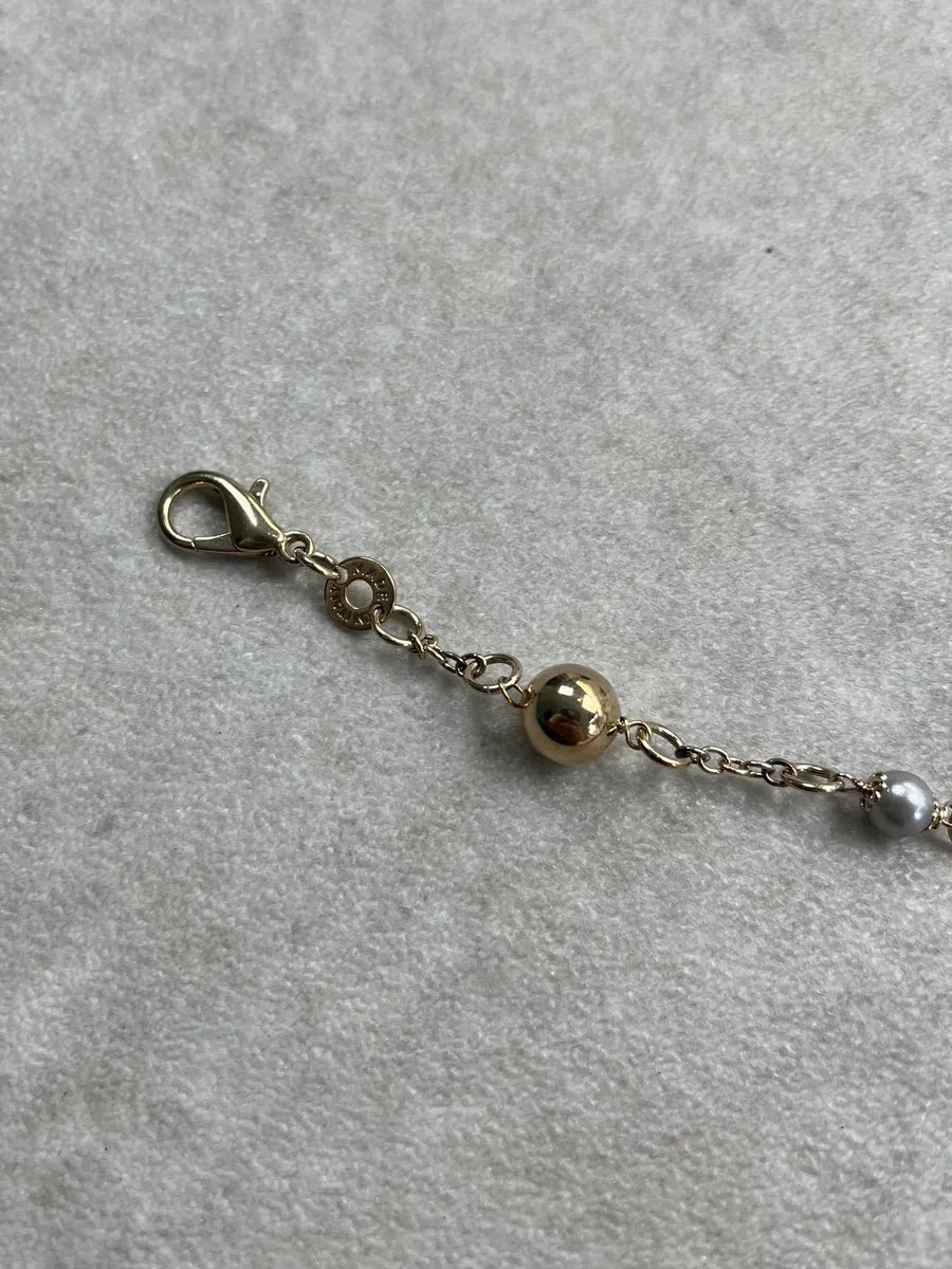 Cesare Paciotti Gold & Silver Beaded Bracelet HUIMMJS 3