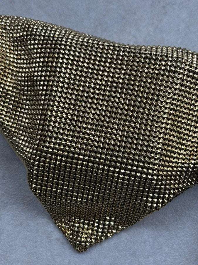 Cesare Paciotti Gold Mesh Metal Tassel Mini Bag CfKfvod 10