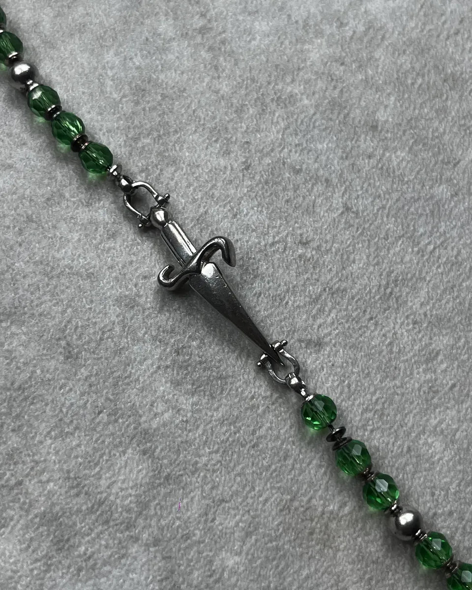 Cesare Paciotti Green Pearl Steel Dagger Bracelet jJlKzec 5