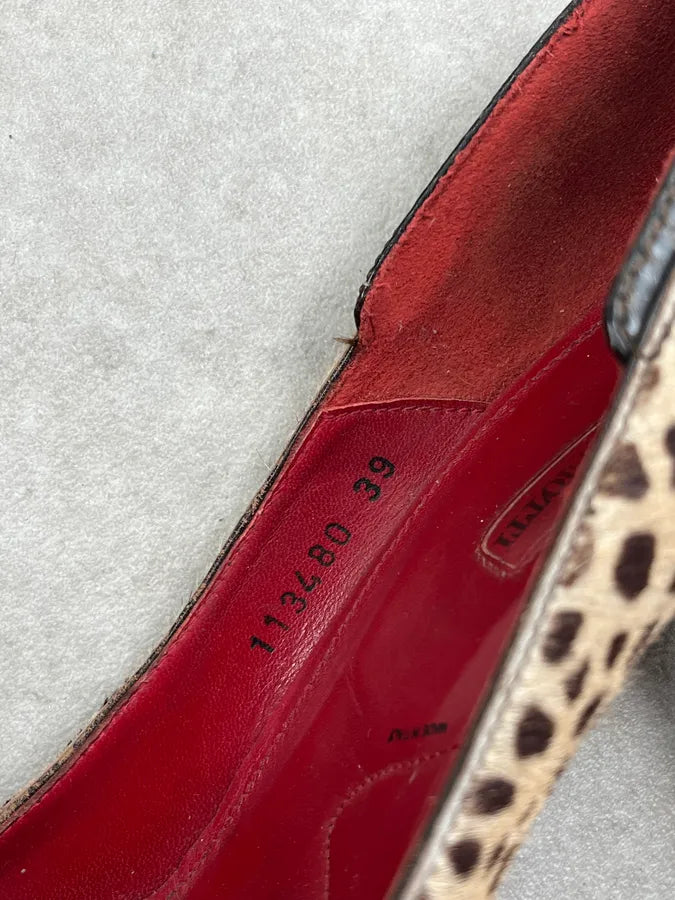 Cesare Paciotti Leopard Calf Hair Dagger Heels ZklOHNi 11
