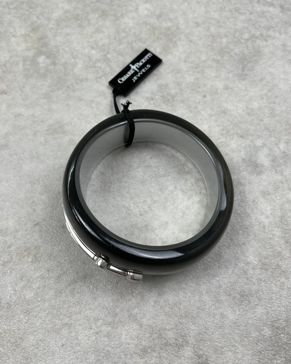 Cesare Paciotti Metal Dagger Grey Bangle Bracelet eETRXuI 1