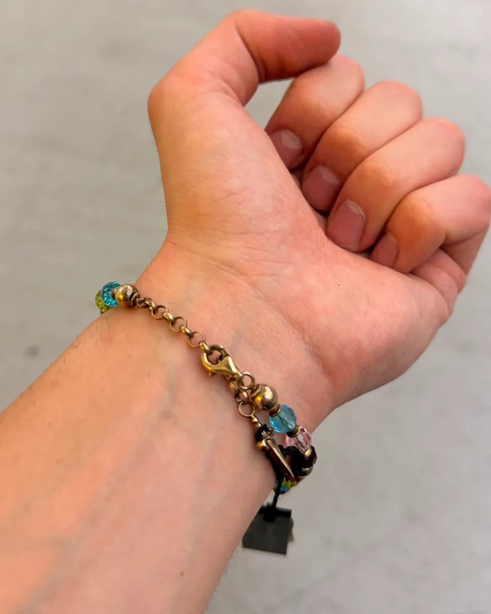 Cesare Paciotti Multicolore Gold-Plated Swarovski Dagger Bracelet xhepuXG 2