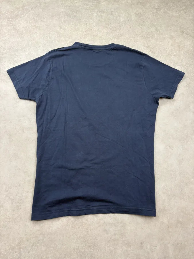 Cesare Paciotti Navy Irregular Flag T-Shirt VVZWetA 5