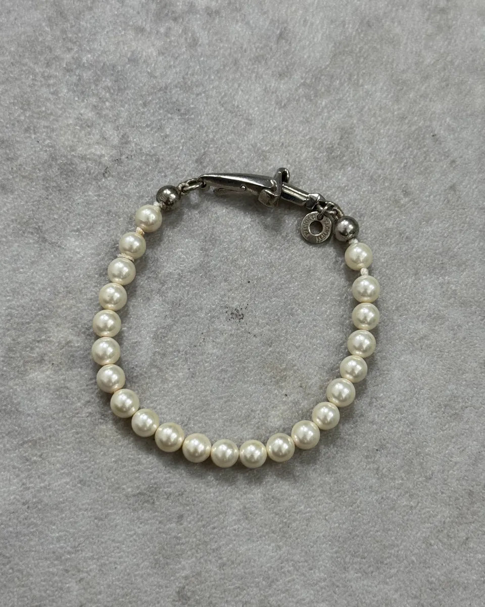 Cesare Paciotti Pearl Dagger Charm Bracelet IgFXUhg 1