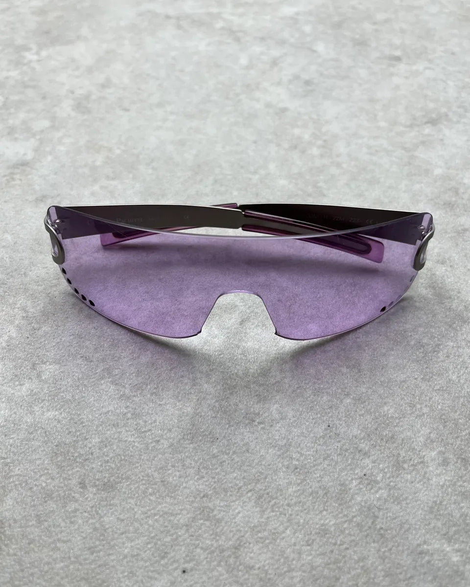 Cesare Paciotti Purple Acetate Shield Sunglasses nNUrdqw 4