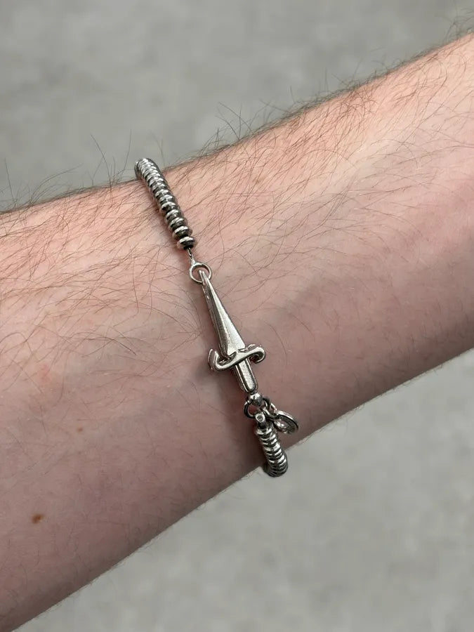 Cesare Paciotti Silver 925 Bracelet Cross Toggle Charm xQaUUHK 1