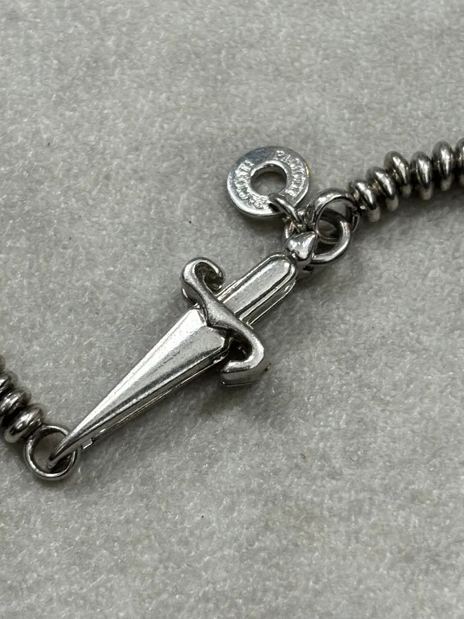 Cesare Paciotti Silver 925 Bracelet Cross Toggle Charm xQaUUHK 9
