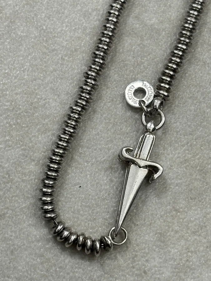 Cesare Paciotti Silver 925 Bracelet Cross Toggle Charm xQaUUHK 4