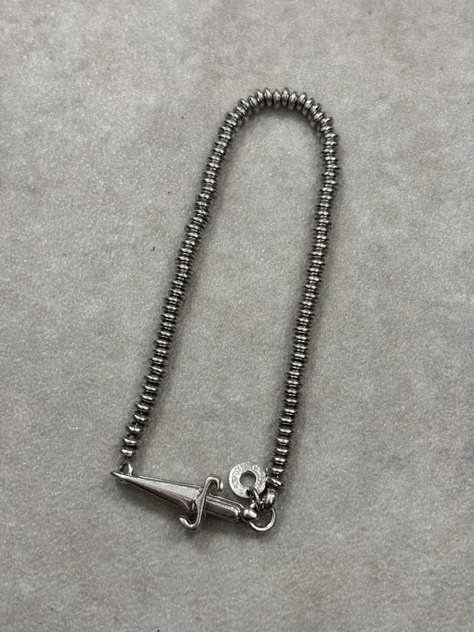 Cesare Paciotti Silver 925 Bracelet Cross Toggle Charm xQaUUHK 8