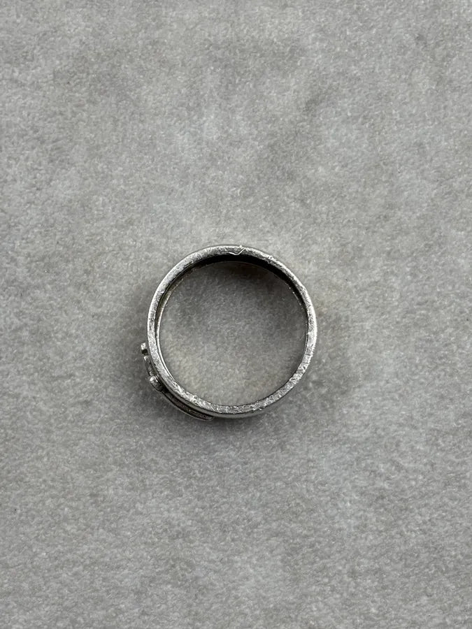 Cesare Paciotti Silver 925 Rhodium Dagger Band Ring xSWebAo 5