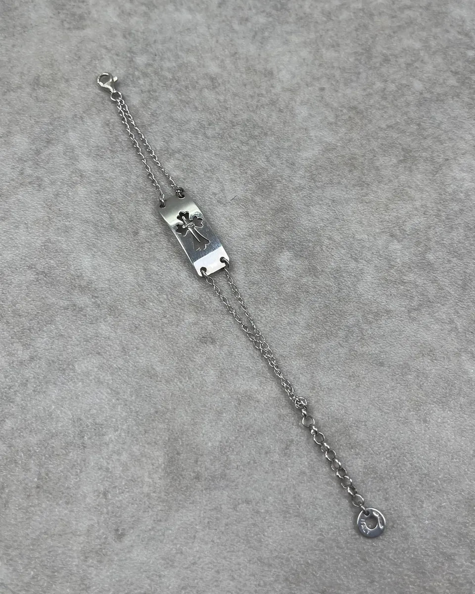 Cesare Paciotti Silver 925 Sterling Cross Bracelet OIecdIi 0