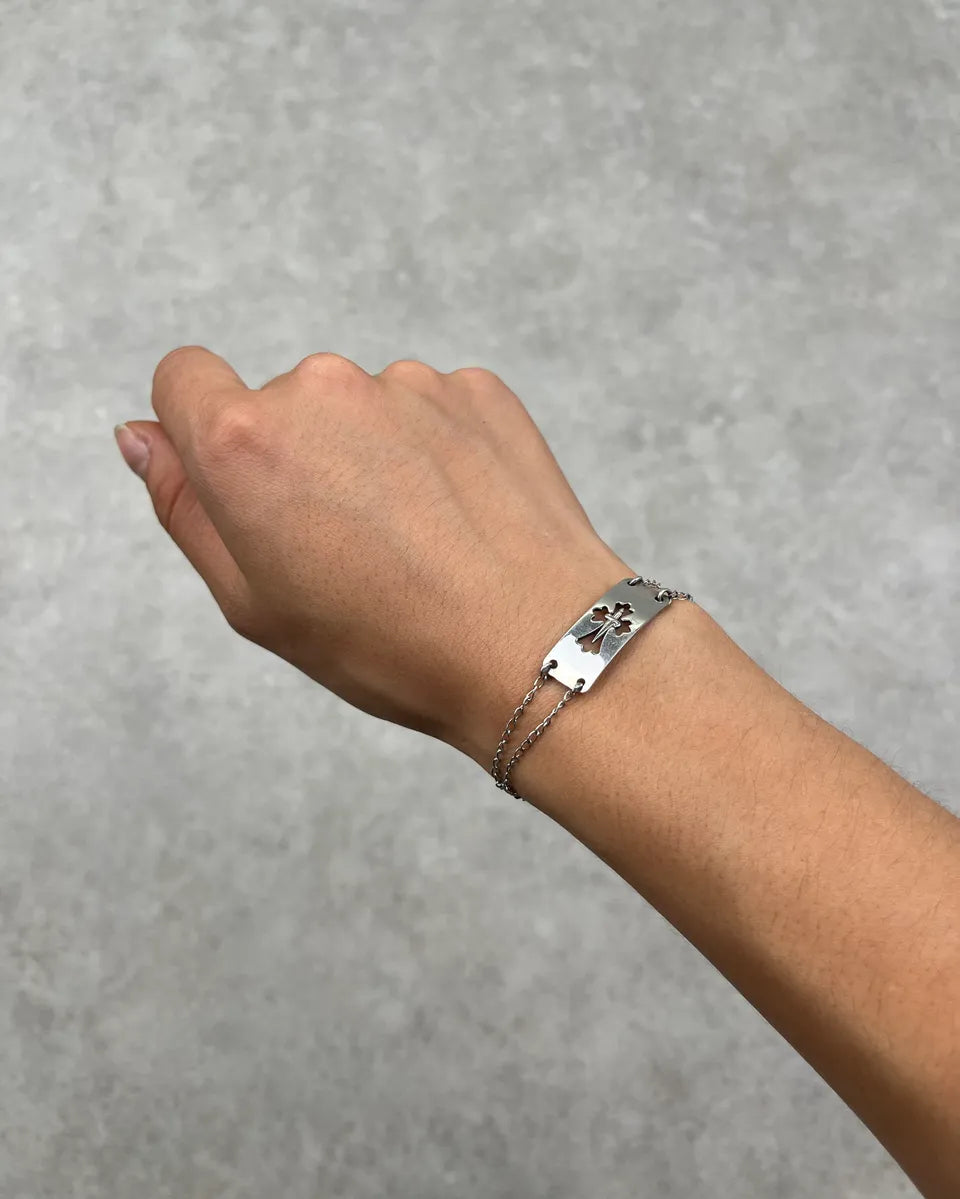 Cesare Paciotti Silver 925 Sterling Cross Bracelet OIecdIi 1