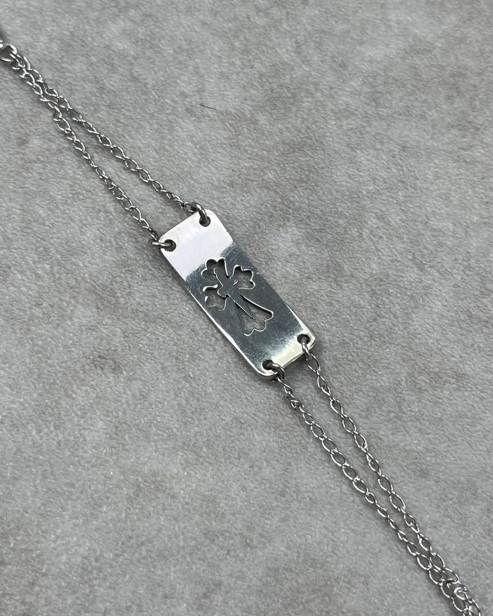 Cesare Paciotti Silver 925 Sterling Cross Bracelet OIecdIi 6