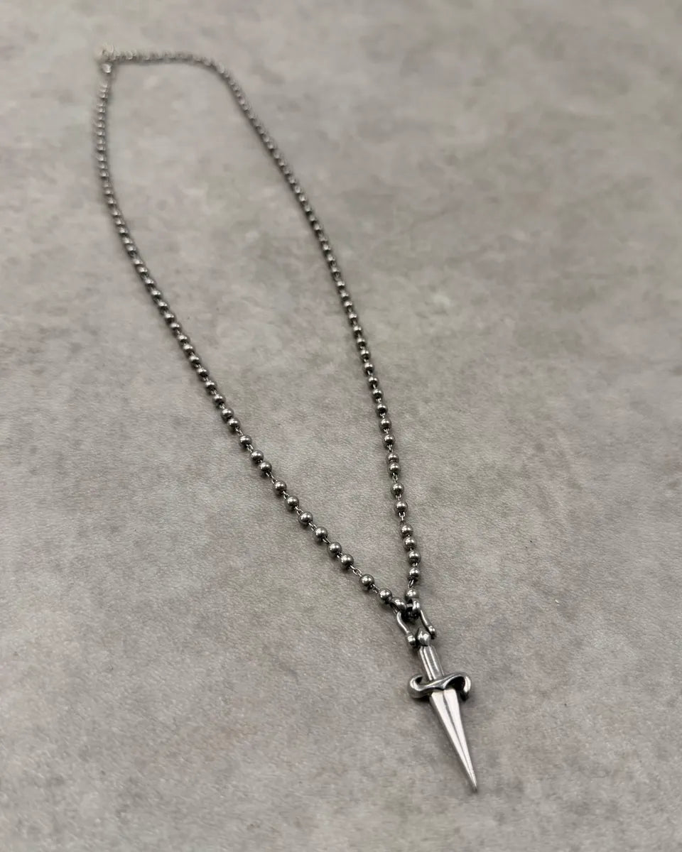 Cesare Paciotti Silver 925 Sterling Dagger Necklace NJaIAxJ 0
