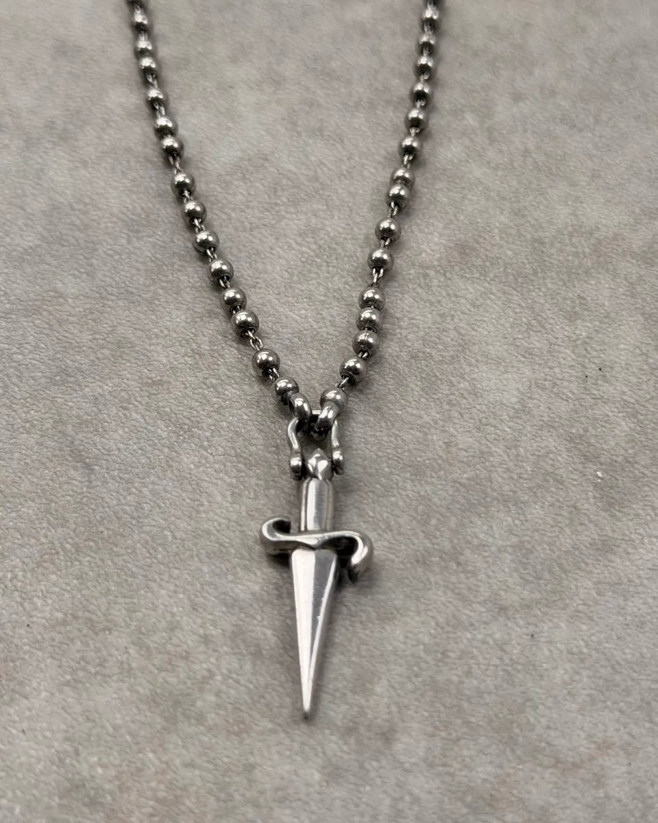 Cesare Paciotti Silver 925 Sterling Dagger Necklace NJaIAxJ 1