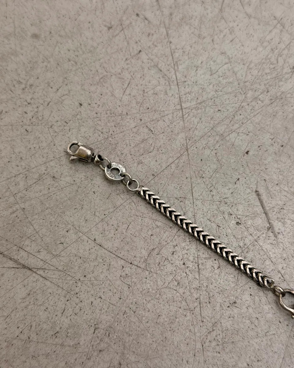 Cesare Paciotti Silver Metal Chain Dagger Bracelet CJFFSek 4