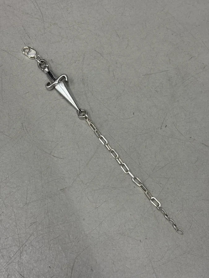 Cesare Paciotti Silver Dagger Chain Bracelet teLGQAc 4