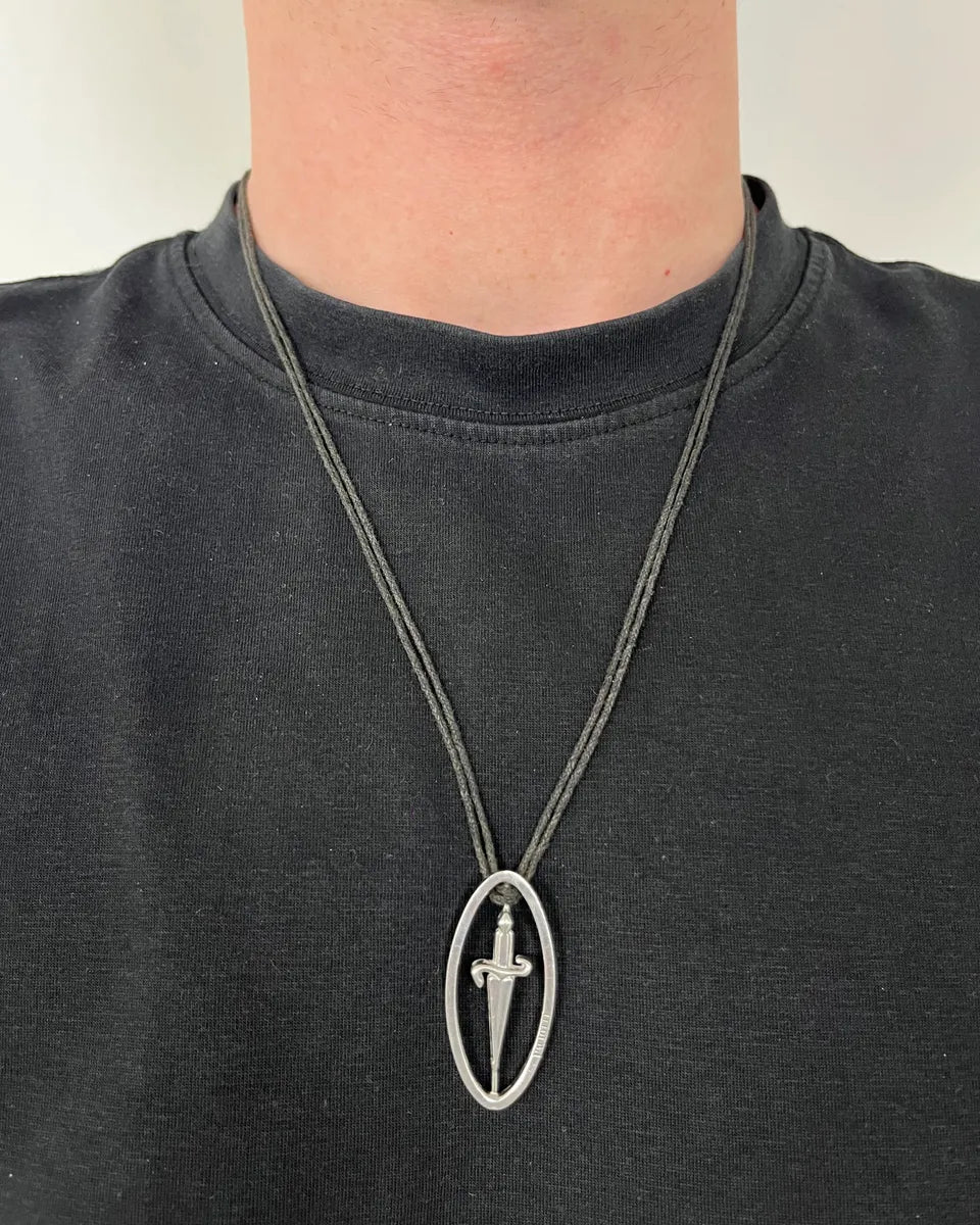 Cesare Paciotti Stainless Still Metal Cross Necklace CyadmWZ 1