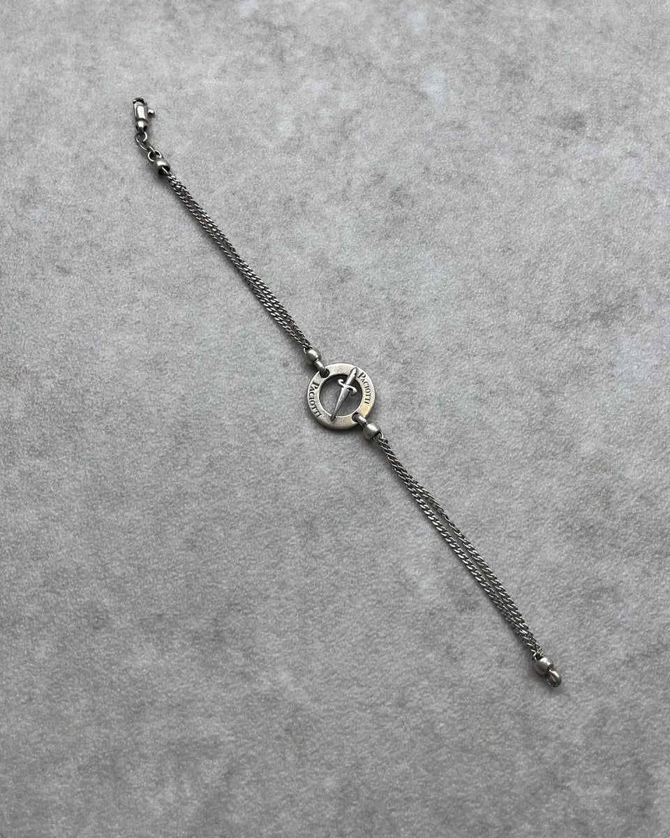 Cesare Paciotti Steel Logo Toggle Bracelet CHTfQGA 0