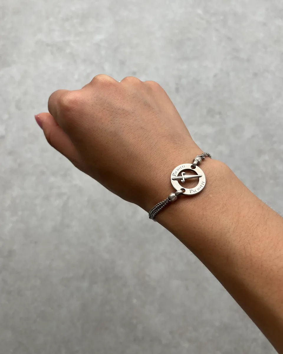 Cesare Paciotti Steel Logo Toggle Bracelet CHTfQGA 1