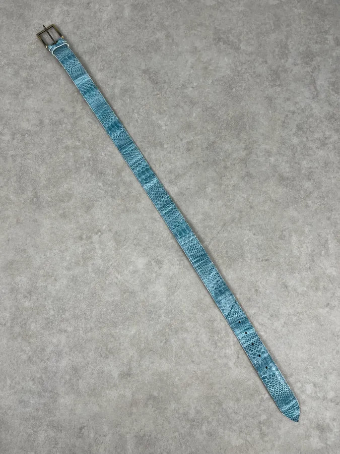 Cesare Paciotti Turquoise Python Dagger Belt JiDQUjZ 2