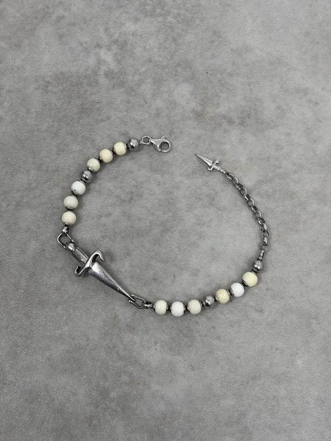 Cesare Paciotti White Bullet Dagger Bracelet AhGFJjj 0