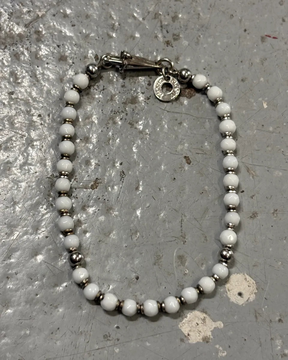 Cesare Paciotti White Pearl Silver Dagger Bracelet fIiPUil 0