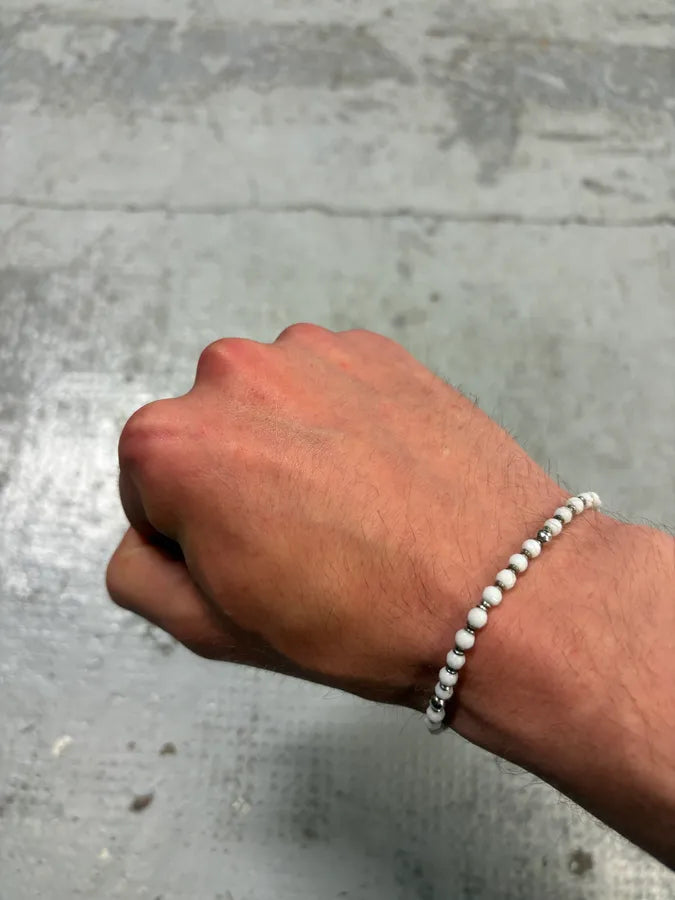 Cesare Paciotti White Pearl Silver Dagger Bracelet fIiPUil 2