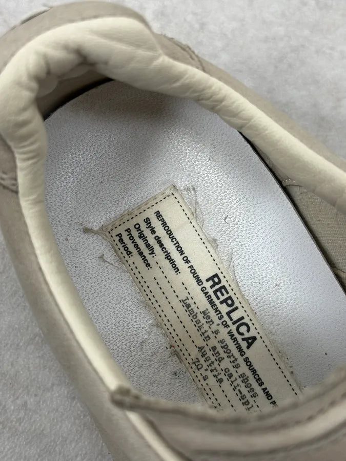 Maison Margiela Replica Grey Painted Army Sneakers xcBzTIU 11