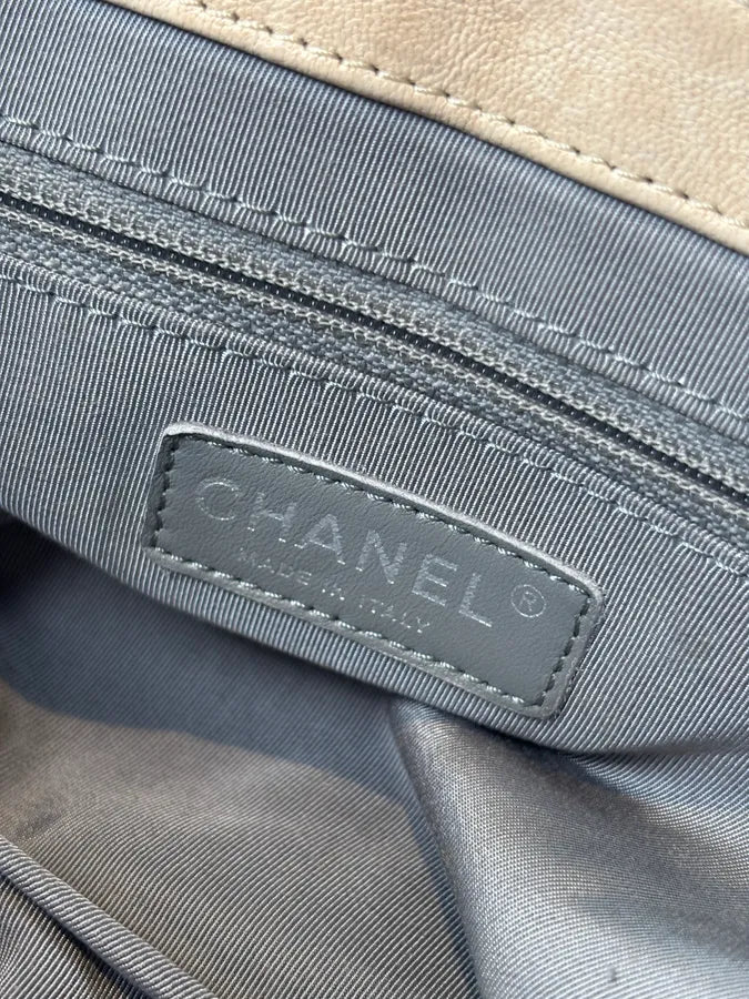 Chanel Beige Quilted Chain Shoulder Bag SzhlZuO 11