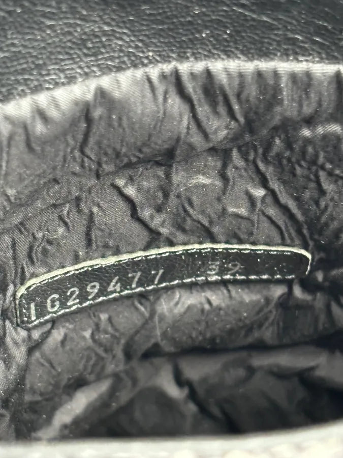 Chanel Black Leather Quilted Biker Boots UYPaTeJ 13