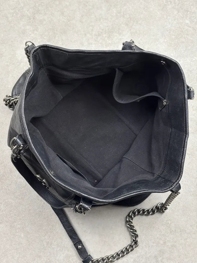 Chanel Black Leather Quilted Shoulder Bag dtXxEfQ 18