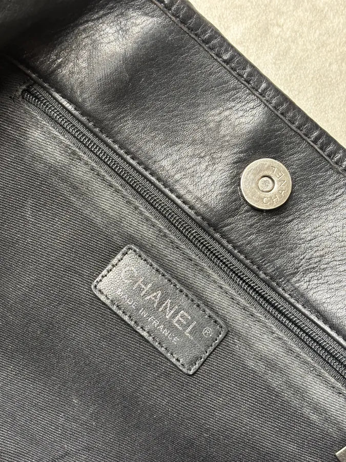 Chanel Black Leather Quilted Shoulder Bag dtXxEfQ 19