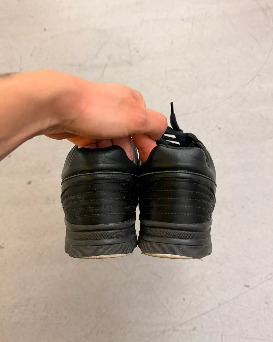 Chanel Black Leather Runners Sneakers psaUvlB 5