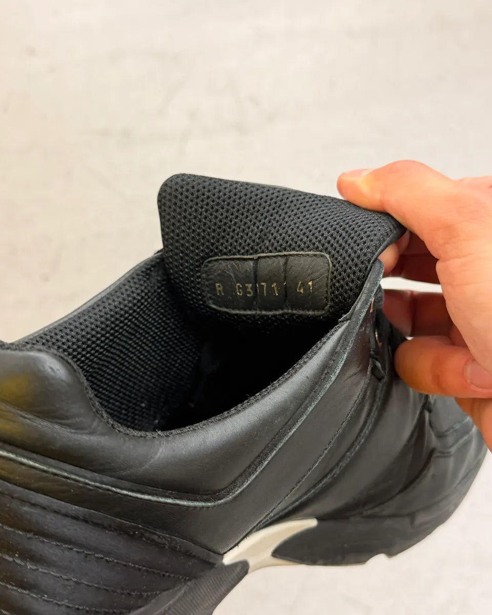 Chanel Black Leather Runners Sneakers psaUvlB 9