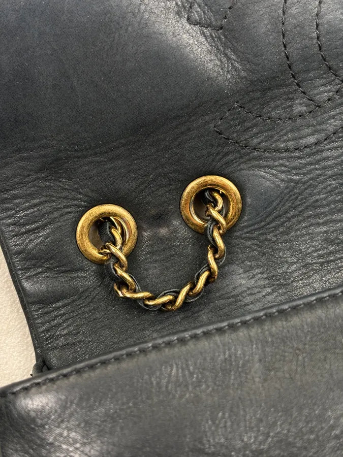 Chanel Black Quilted CC Chain Shoulder Bag  FbDPSiY 12