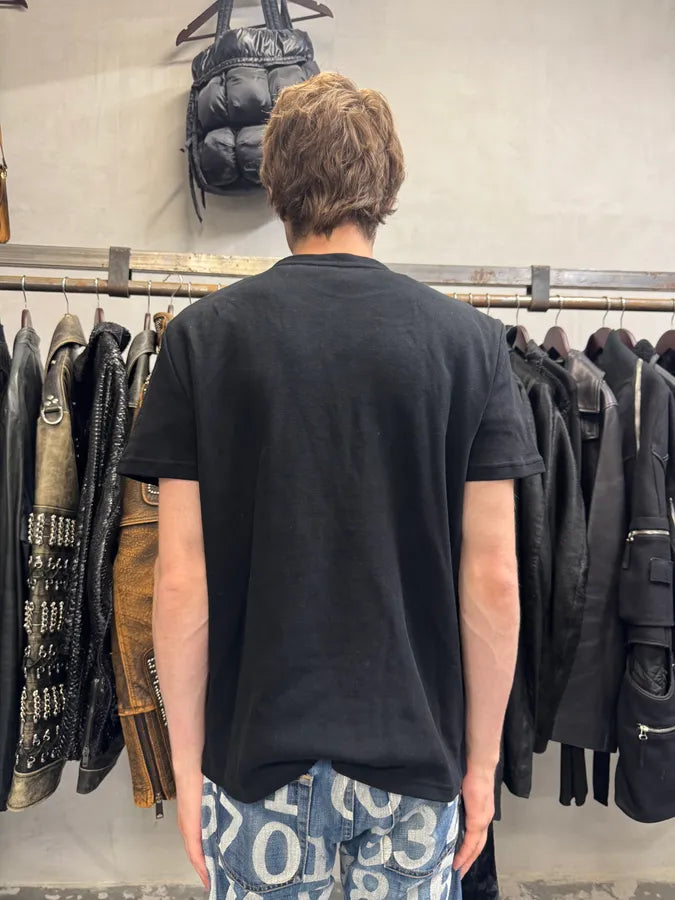 Chanel Black Short Sleeves Henley Tee-Shirt (S) xUdxPsF 3