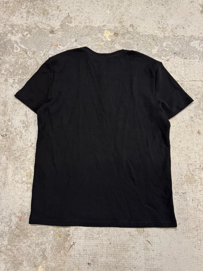 Chanel Black Short Sleeves Henley Tee-Shirt (S) xUdxPsF 4