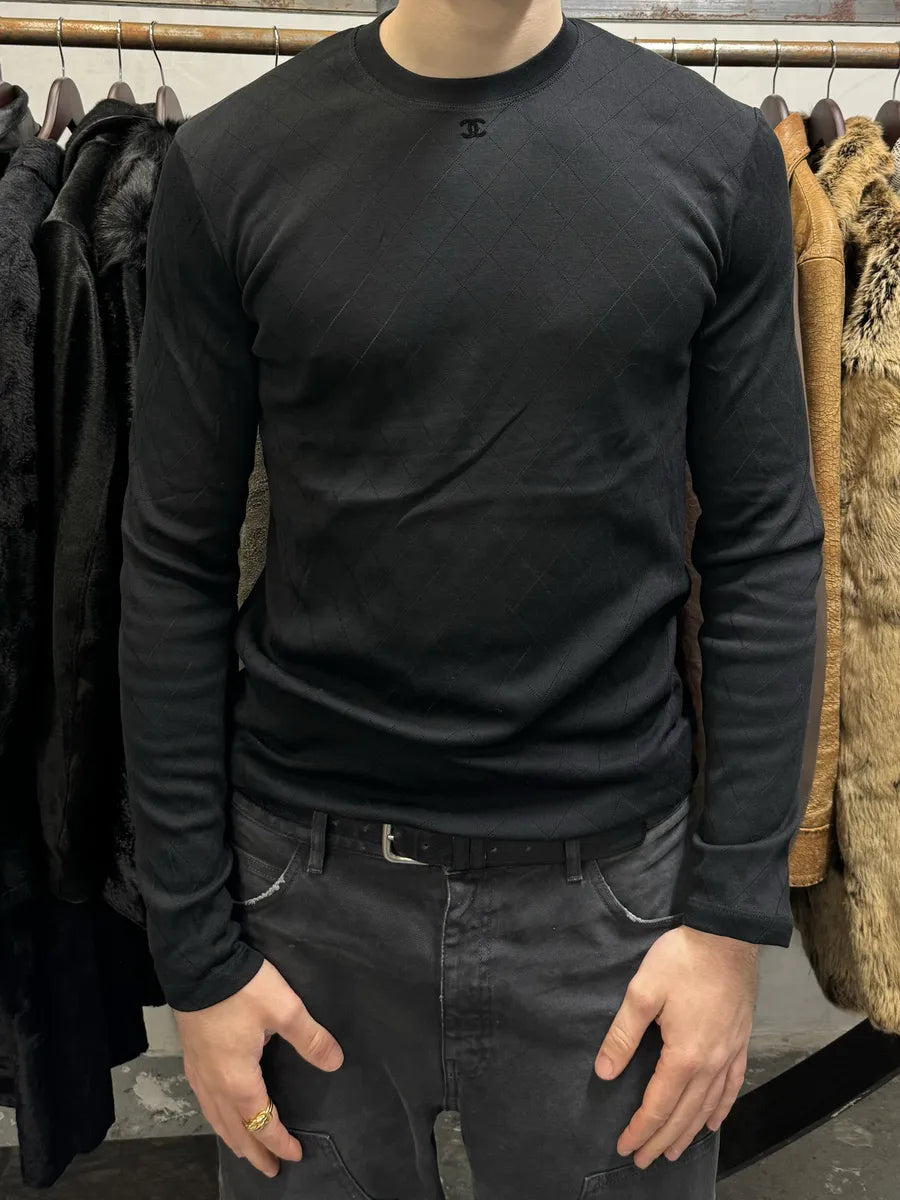 Chanel Black Uniform Longsleeves (L) KptYzDx 1