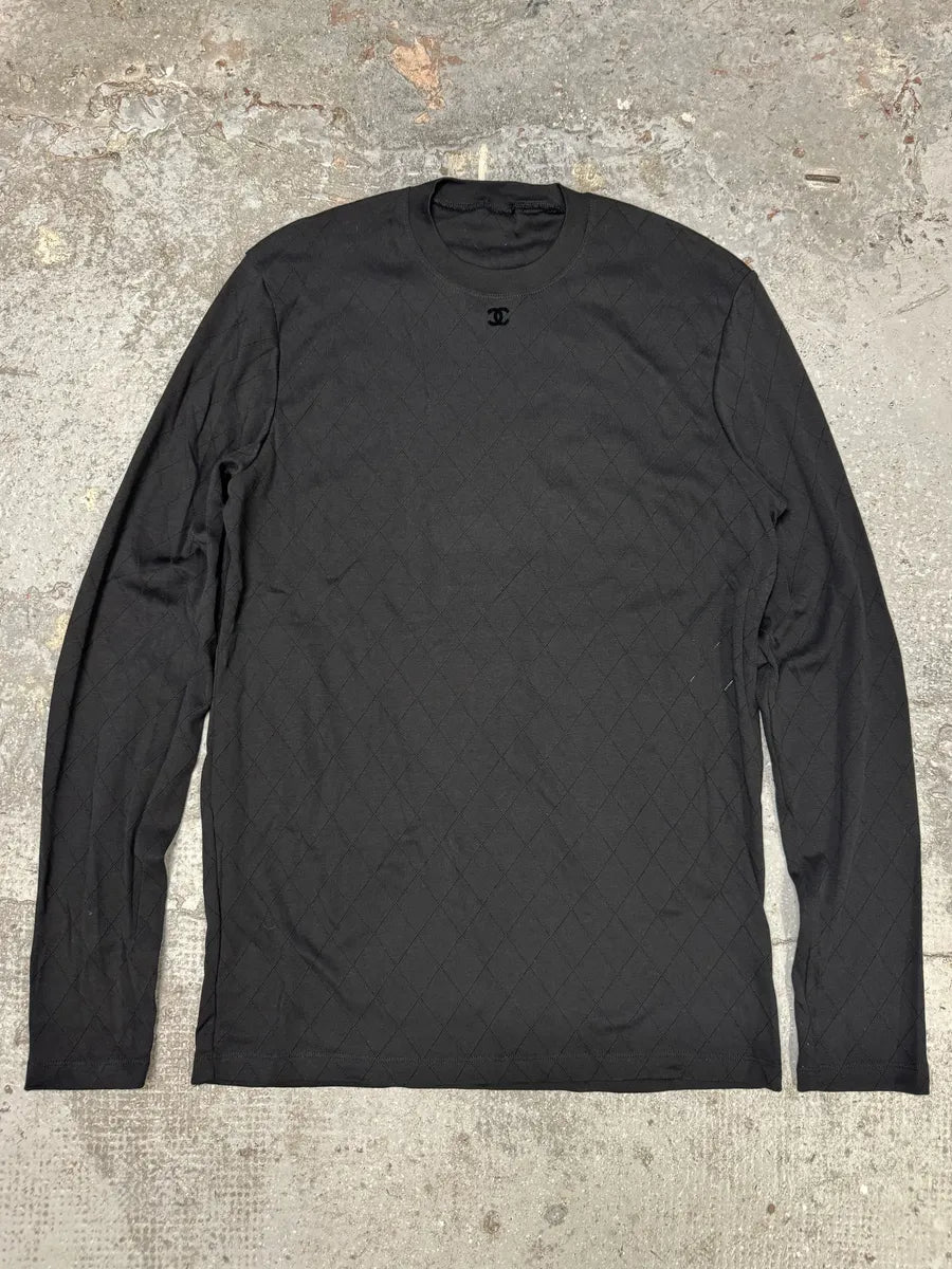 Chanel Black Uniform Longsleeves (L) KptYzDx 3