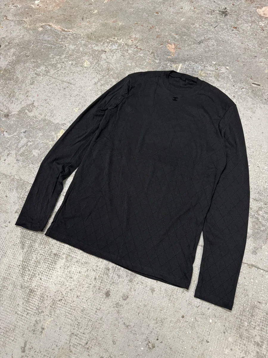 Chanel Black Uniform Longsleeves (L) KptYzDx 6