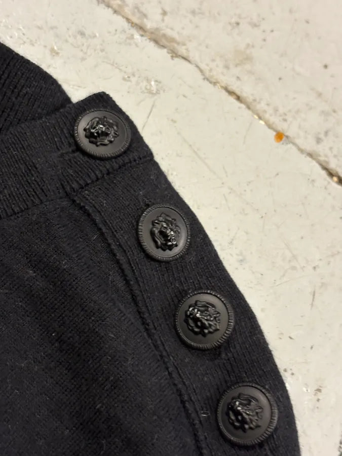 Chanel Black Minimalist Buttoned Classy Sweater  cDNkHqI 6