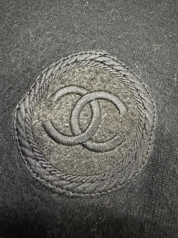 Chanel Black Zip-Up Uniform Sweater (M) RGZVkFB 4