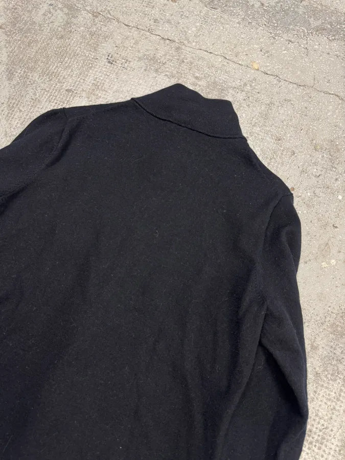 Chanel Black Zip-Up Uniform Sweater (M) RGZVkFB 5