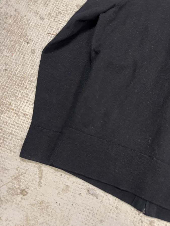 Chanel Black Zip-Up Uniform Sweater (M) RGZVkFB 6