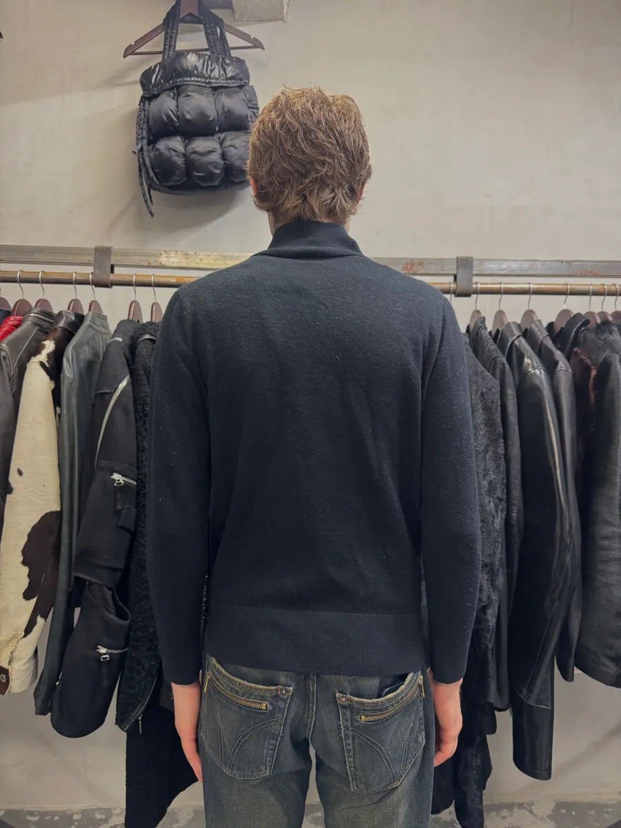 Chanel Black Zip-Up Uniform Sweater (M) RGZVkFB 9