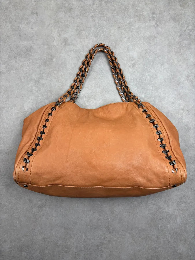 AW2006 Chanel Beige East Leather Bag gsRGtvm 13