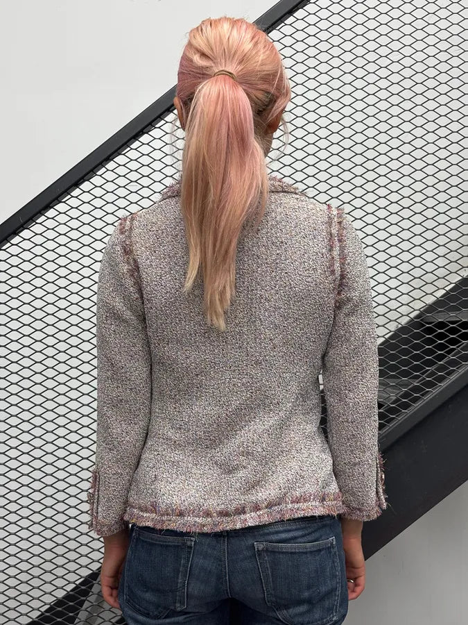 SS2019 Chanel Tweed Buttoned Jacket MyGURTD 1