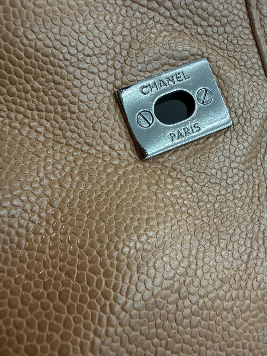 Chanel Natural Beauty Split Brown Leather Pocket Flap Bag NokmOdR 10