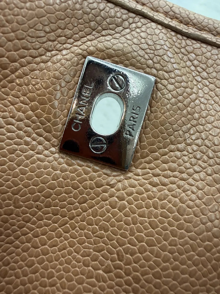 Chanel Natural Beauty Split Brown Leather Pocket Flap Bag NokmOdR 11